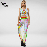 Pantalon Fantaisie à Imprimé Multicolore