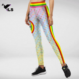 Collant Fantaisie à Imprimé Multicolore
