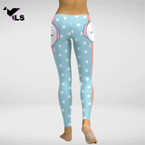 Bas de Femme Fantaisie de Yoga Bébé Licorne