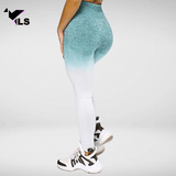 Collant en Nylon Satin Bleu