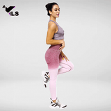 Jambière en Nylon et Spandex Rose