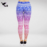 Collant Aztèque Multicolore Alpagas