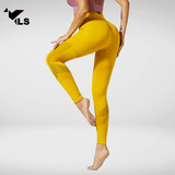 Collant en Nylon et Lycra Jaune