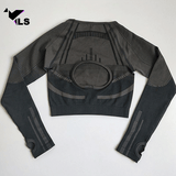 Crop Top Yoga Noir