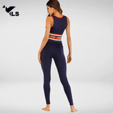 Legging Yoga Bleu Foncé