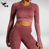Crop Top Yoga Rouge
