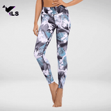Collant Danse Contemporaine à Motif Fleur