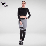Legging de Pilates Gris Foncé