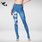 Legging Pilates Bleu