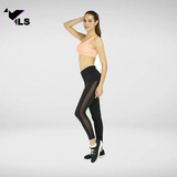 bas de femme de Danse noir en polyester