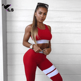 Pantalon de Danse 2 pièces rouge
