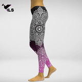 Legging Aztèque de Yoga à Imprimé Balti