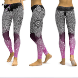 Collant Aztèque de Yoga à Imprimé Balti