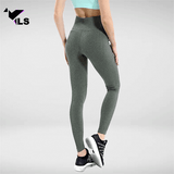 Collant de Nylon pour Yoga Vert Bambou