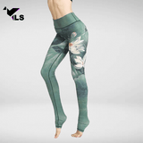 Bas de Femme en Nylon pour Yoga "Bikram"