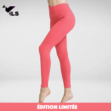 Pantalon en Nylon Rose pour Yoga façon Stretch