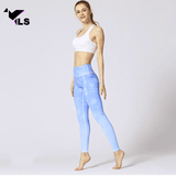 Collant Nylon pour Yoga Imprimé Neige