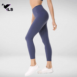 Legging de Yoga Bio en Nylon couleur bleu