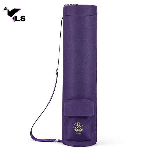 Gathukila Sac De Yoga Violet - Sac De Transport Pour Tapis De Yoga Avec Poches