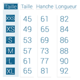 Taille Legging Yoga Océan