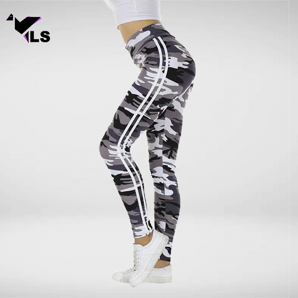 Pantalon gris bande discount blanche