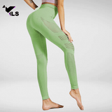 Pantalon de Yoga Taille Haute couleur Olive