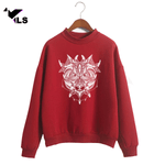 Hoodie Mandala Rouge