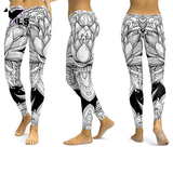 Pantalon Aztèque de Yoga Noir et Blanc
