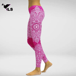 legging de yoga motif rose presentation 600x600px