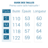 Guide des Taille du Hoodie Mandala