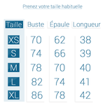 Taille du Débardeur Lavande