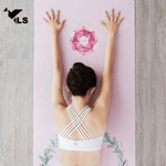 Matelas de Yoga en Coton Bio Imprimé Licorne